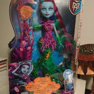 MATTEL, MONSTER HIGH, GREAT SCARRIER REEF, POSEA REEF, DOLL, BRAND NEW!!!